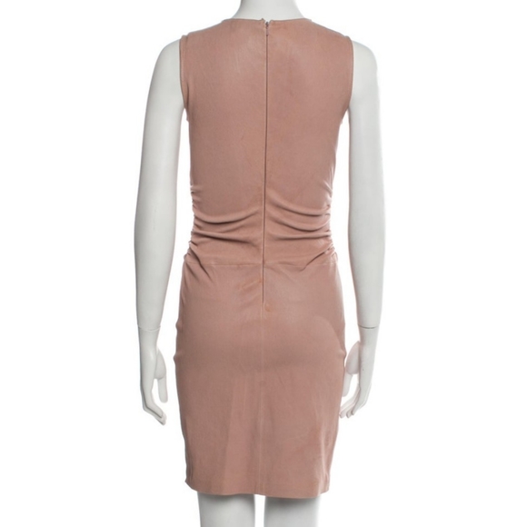 NWT THEORY Lamb Leather Mini Dress - Picture 4 of 4